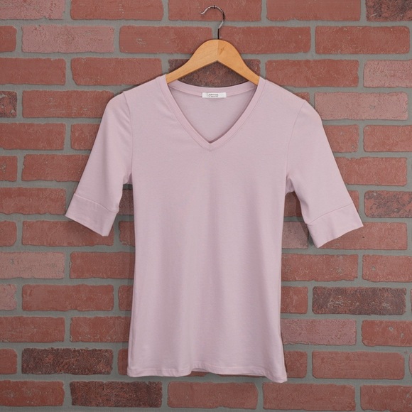 2/$5 Sale - Half Sleeve Spandex Tee - Pink - Picture 8 of 13